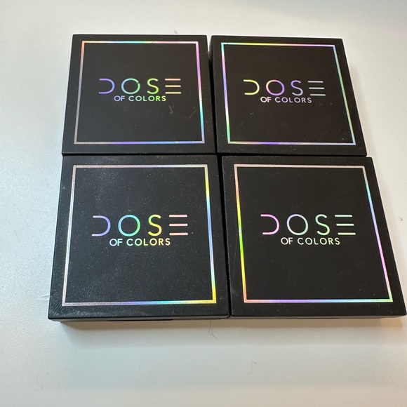 Dose of Color Block Party Set of 4 foil glitter eyeshadow singles - Picture 3 of 10